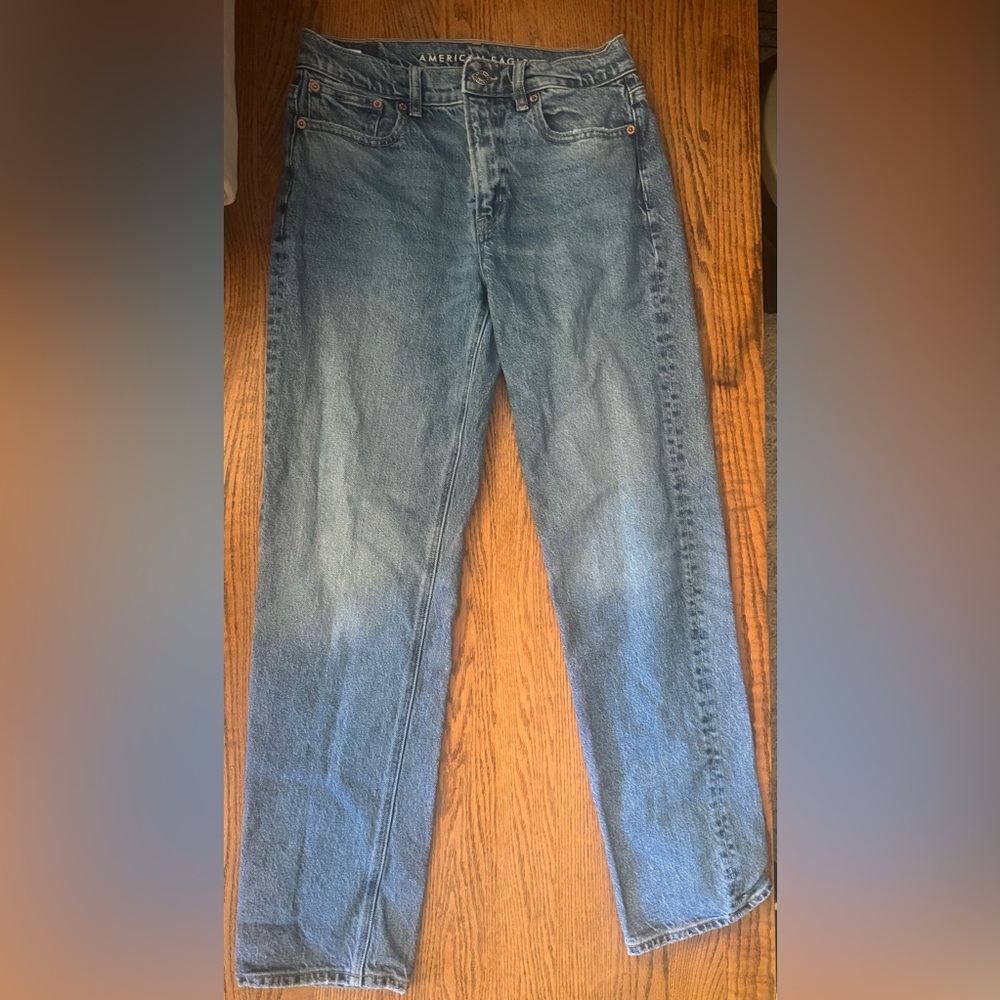 American Eagle Outfitters Blue Straight Leg Jeans